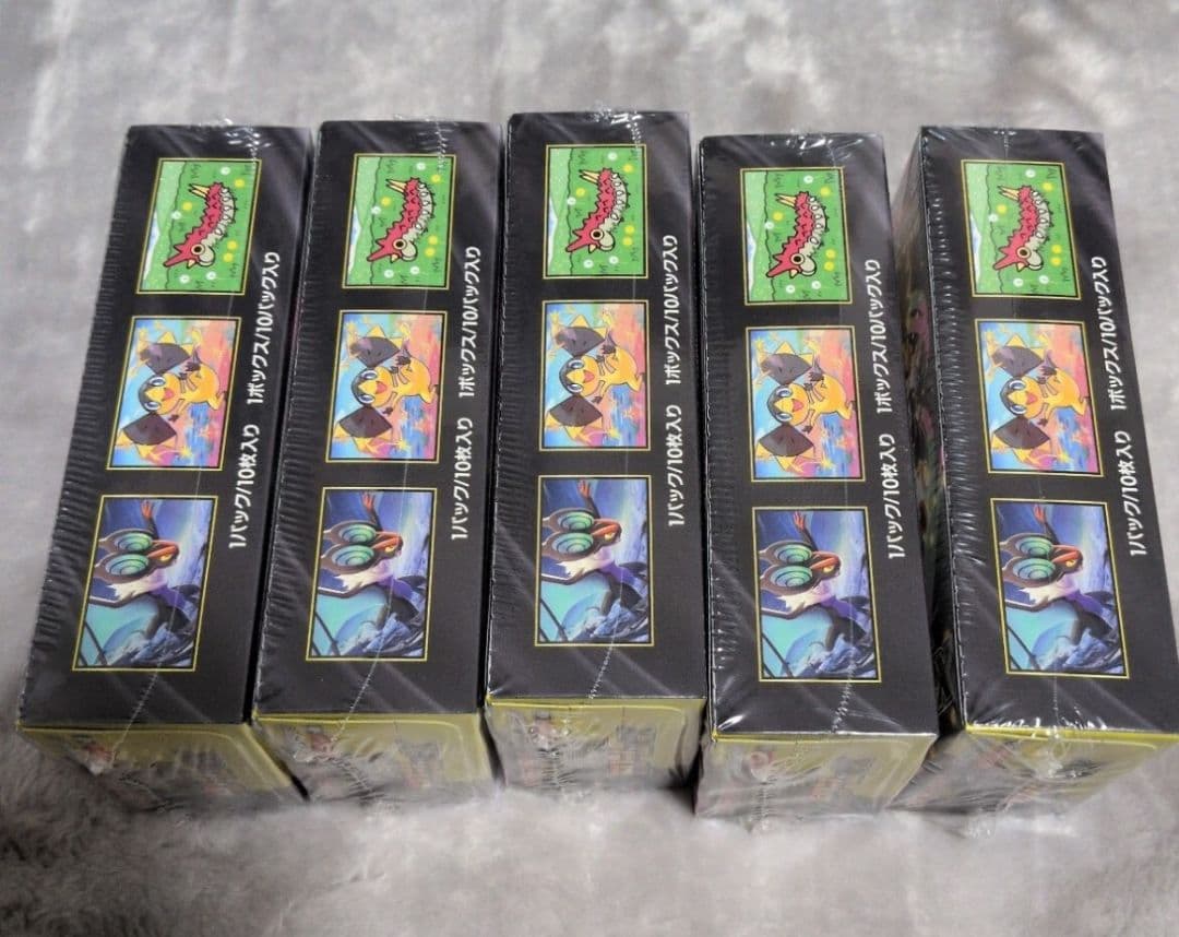 ポケモンカード5BOX シュリンク付き　BOX MEGAドリームex新品未開封