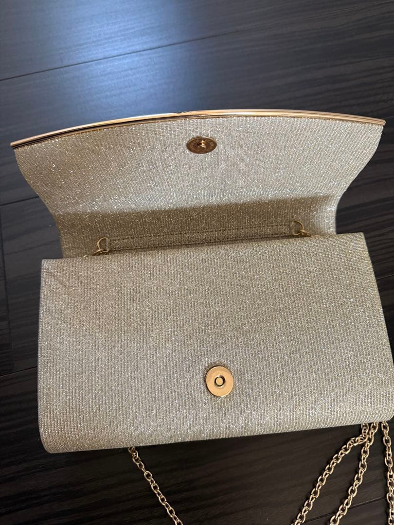 【AIMER】ラメプリーツバッグ＆袱紗セット