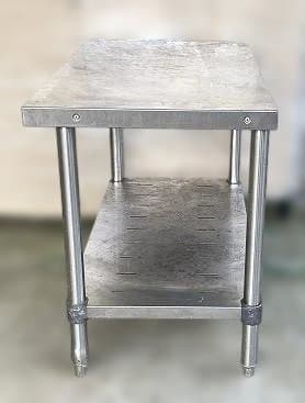 業務用ステンレス作業台 調理台 高さ650㎜×幅870㎜×奥行500㎜