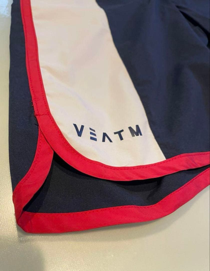 VEATM Mサイズ 水着 ネイビー/ホワイト/レッド