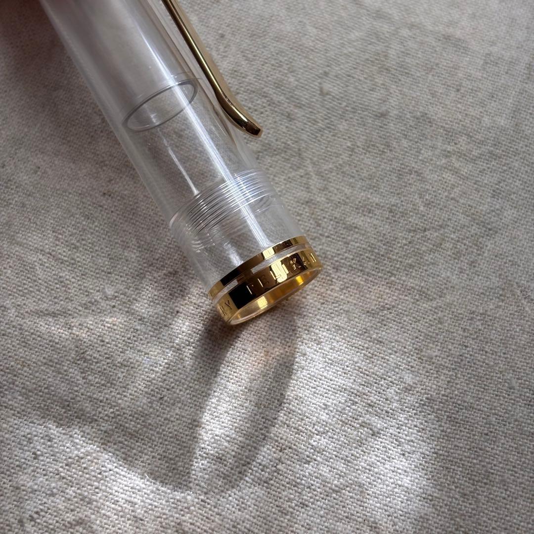PelikanスーベレーンM800デモンストレーター万年筆刻印有18C-750M