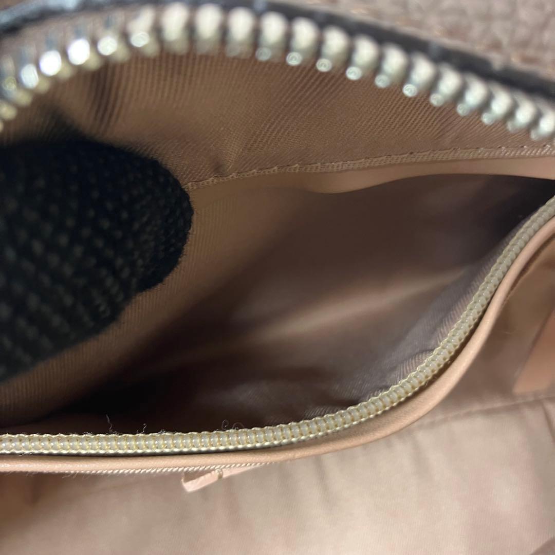 美品✨ジャンニキャリーニ アリファ M 2way シボ革 ショルダーバッグ