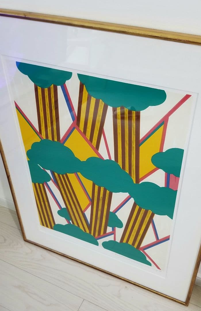 池田満寿夫の版画額とてもお洒落です。