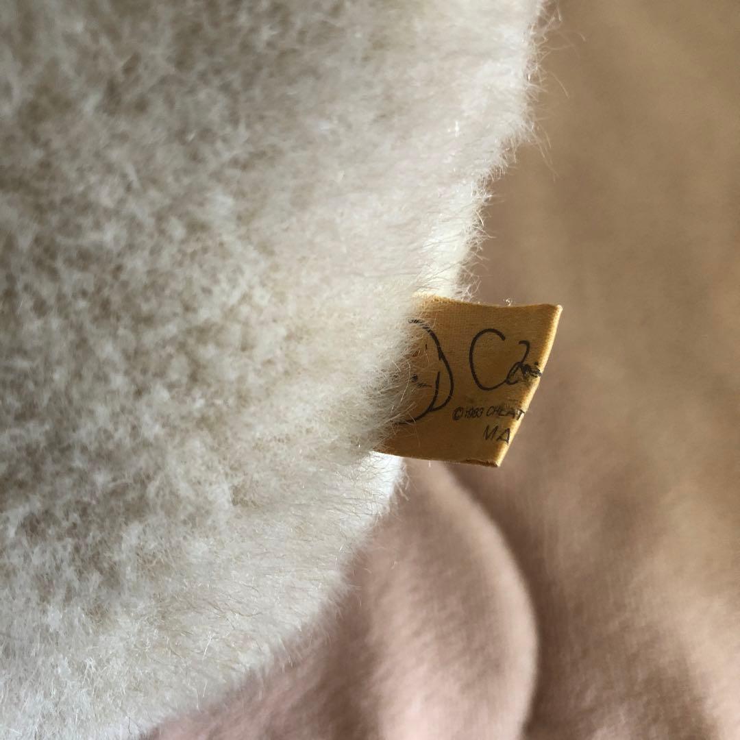 昭和レトロ　ヴィンテージ うめ吉　お座りポーズ　ぬいぐるみ　4コセット 中古品