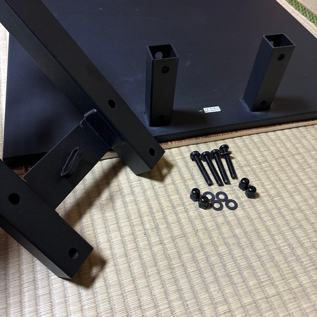 EQUALS テレビスタンド WALL V2 ブラック×ブラウン