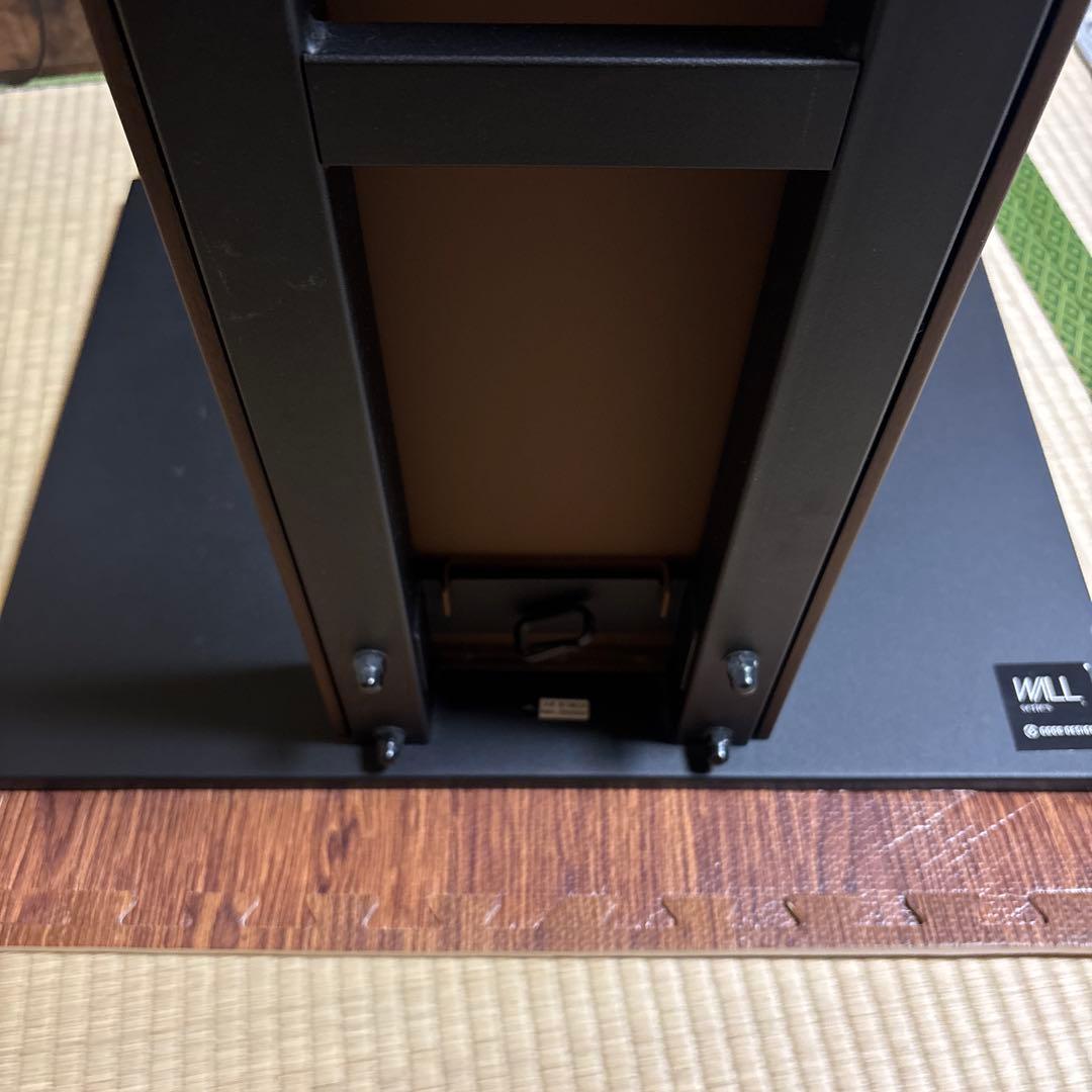 EQUALS テレビスタンド WALL V2 ブラック×ブラウン