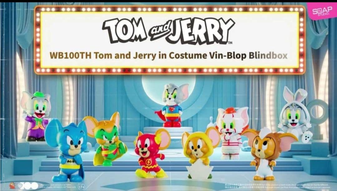 ワーナー・ブラザース 100周年記念 トムとジェリー コスプレフィギュア