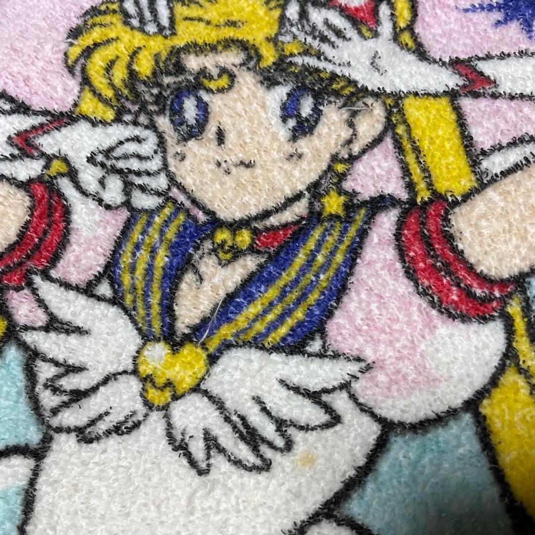 【鴉】セーラームーン セーラースターズ バスタオル 中古 レトロ 廃盤