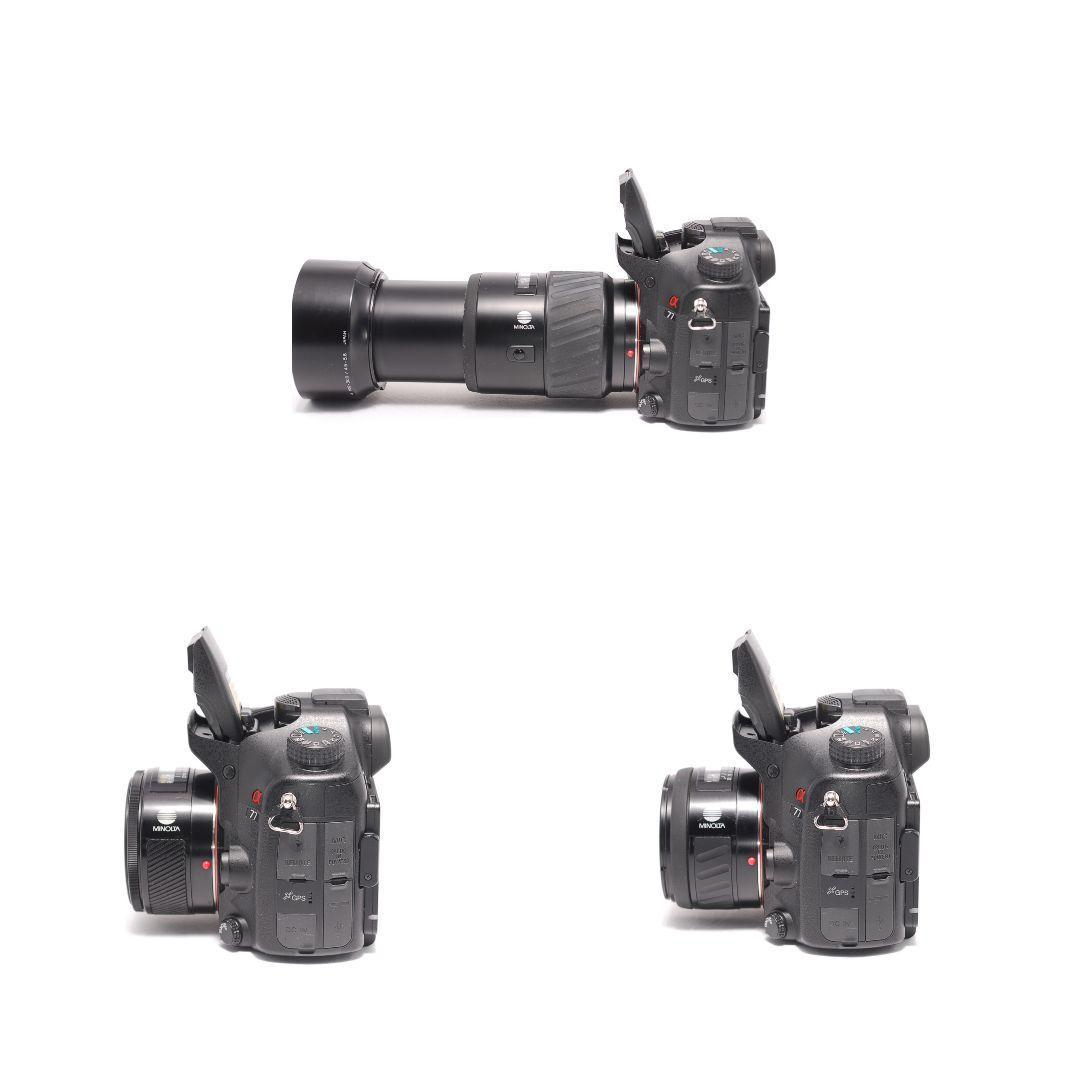 ❤即購入1000円OFF❤ ソニー α77 ダブル単焦点 ＆ 超望遠レンズ