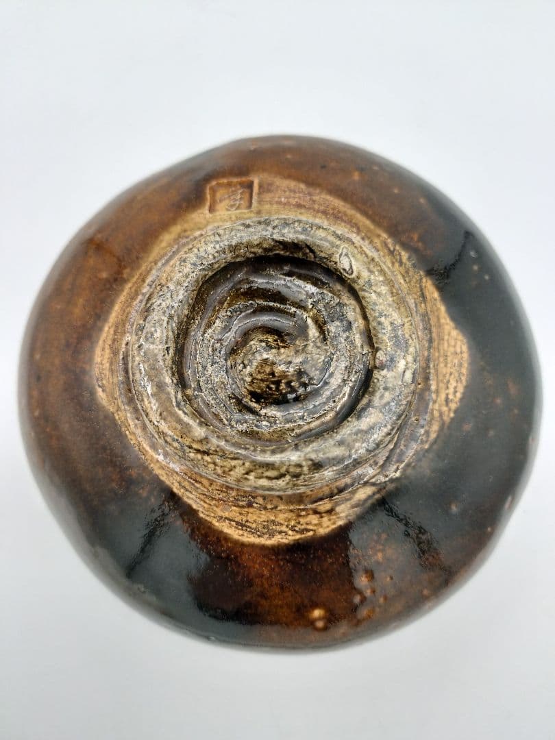 a931 茶碗 飴楽 大樋年郎 木箱入 古物 10代大樋長左衛門 　茶道具