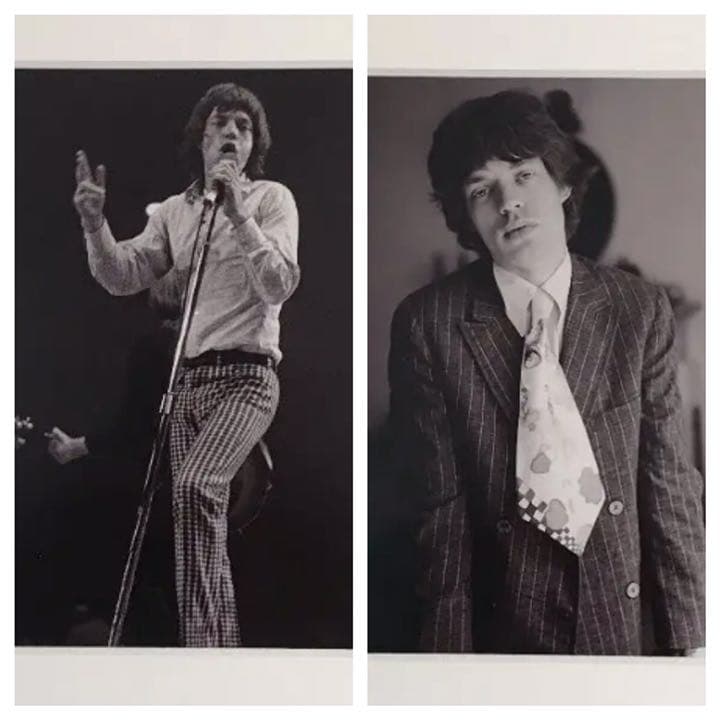 ファインアートフォト ミック ジャガー ステージ & ホーム 2点セット