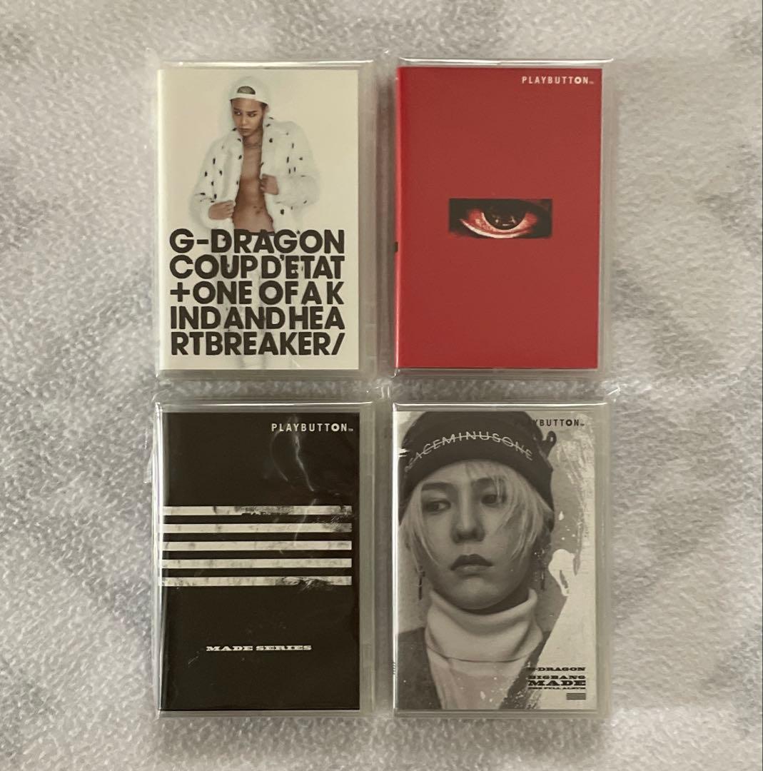 BIGBANG G-DRAGON PLAYBUTTON 4点