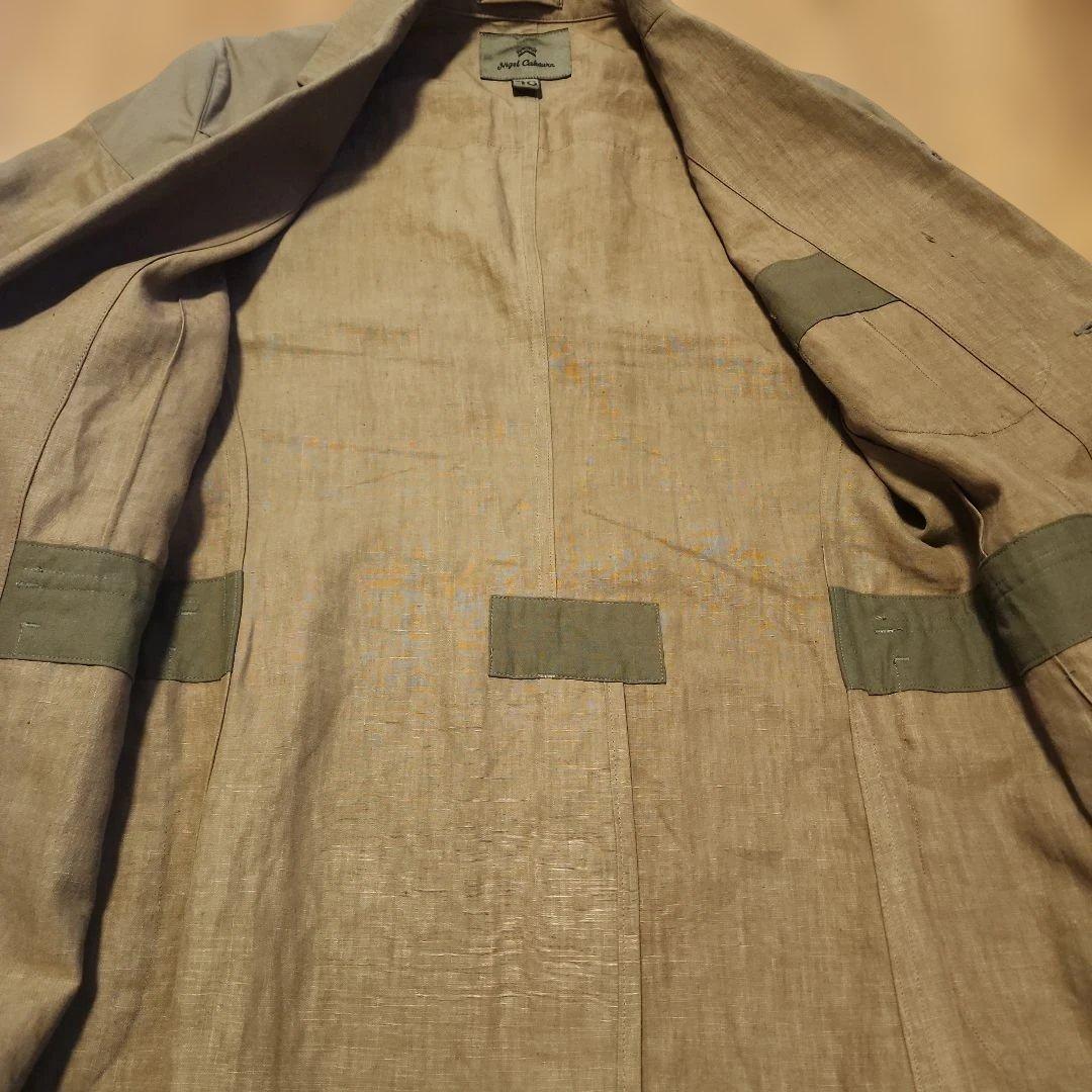 ナイジェルケーボン　リネンジャケット　ジャケット