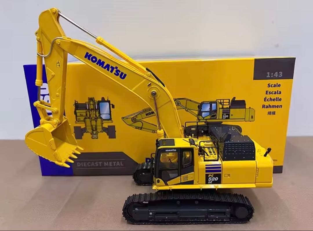 KOMATSU PC520LC-11MO 油圧ショベル 1:43