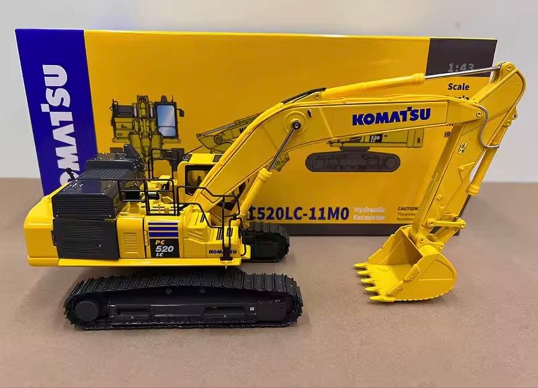 KOMATSU PC520LC-11MO 油圧ショベル 1:43