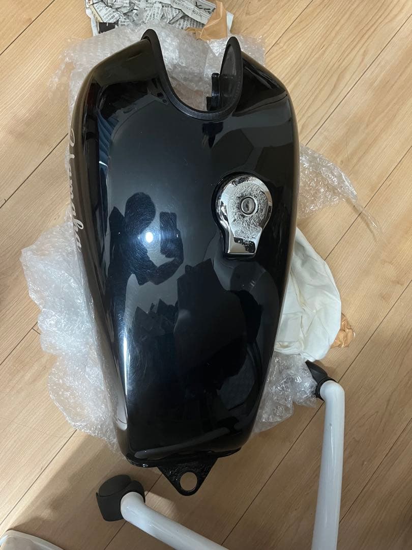 sr400 純正タンク 黒 2型 オリジナルペイント