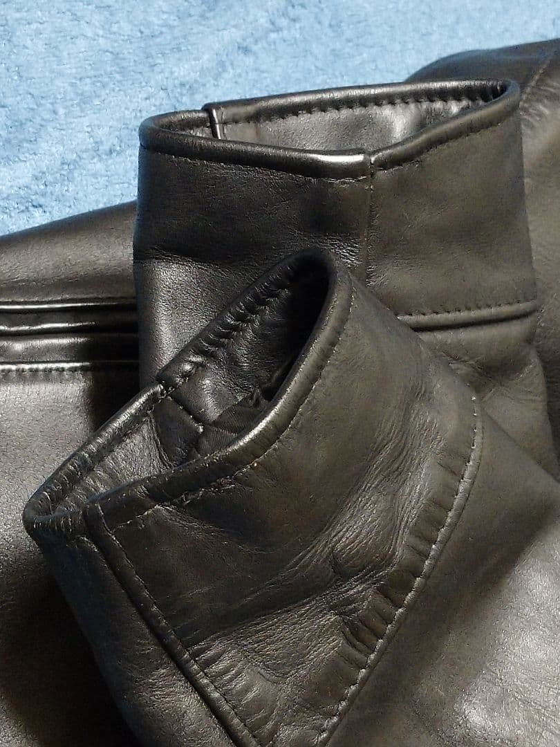 古着 Schott AT101 40 良品 シングル トラッカー ショット 黒