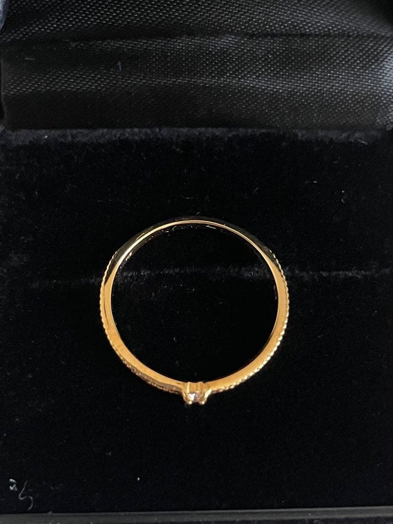 k18 ピアスとリングセット