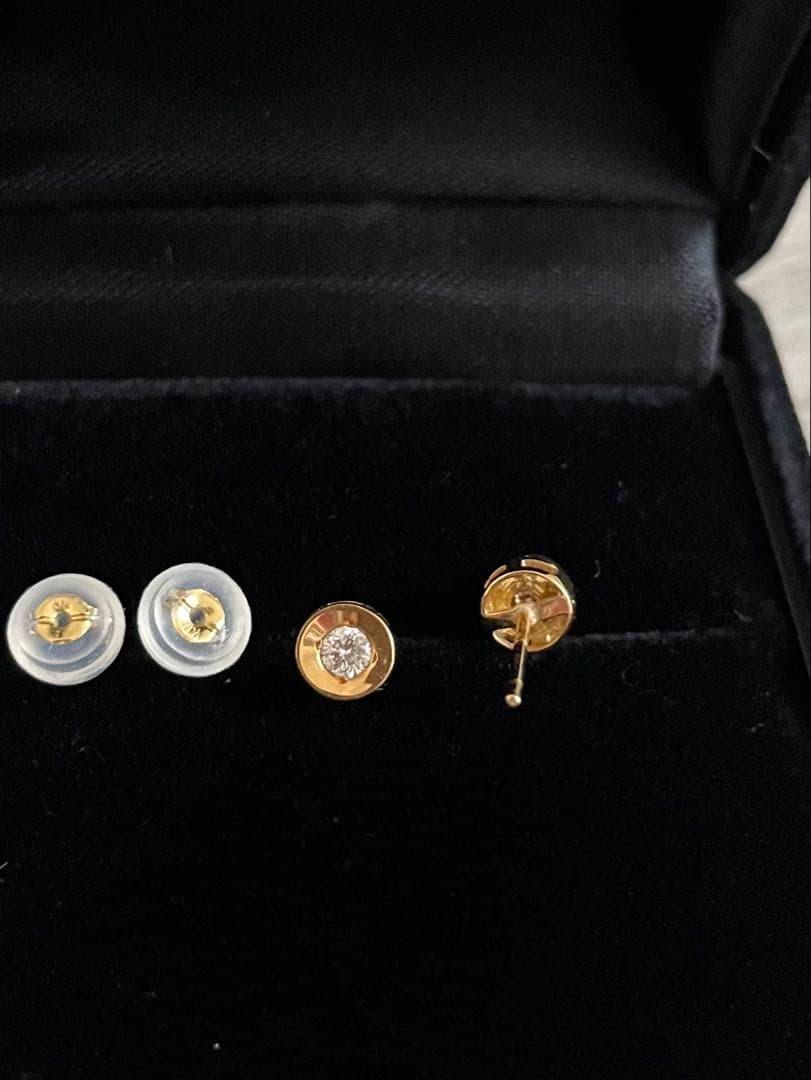 k18 ピアスとリングセット