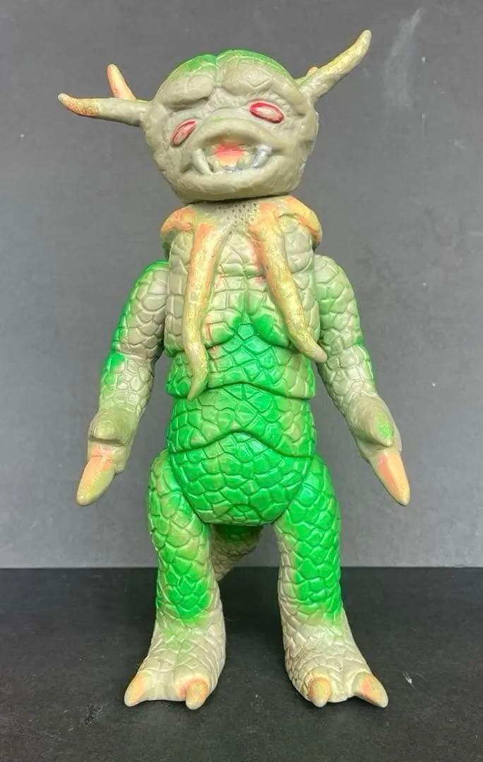 ミラーマン登場　宇宙怪獣　キングザイガー　ソフビ　公開当時品