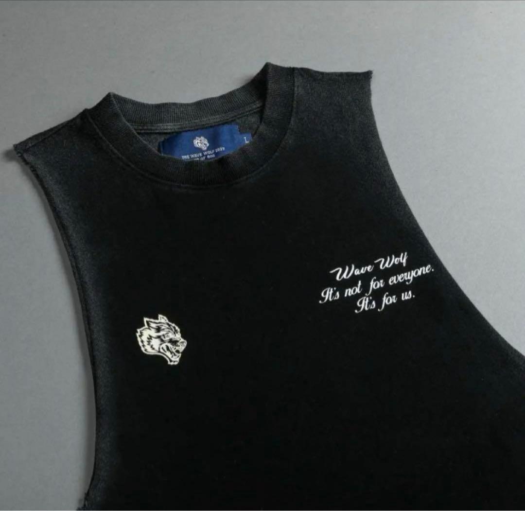 5591 超レア　ダルクスポーツdarc sport 波　タンクトップ　S 黒