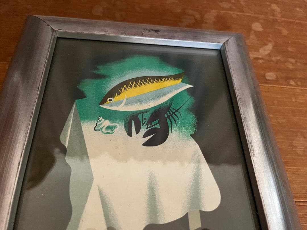 PRUNIER by A.M. CASSANDRE 1930s リトグラフ額付