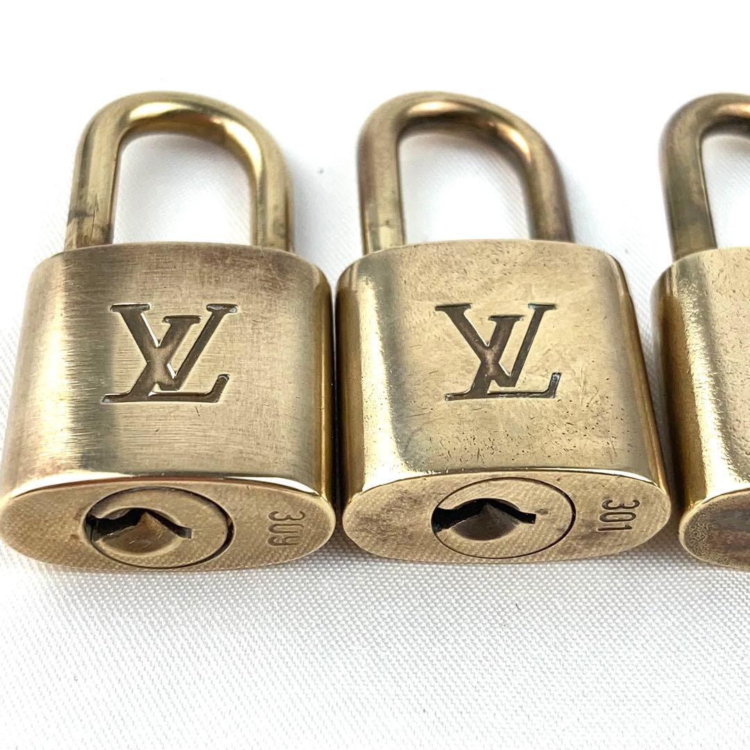 ルイヴィトン パドロック 4個まとめて 南京錠 カデナ ゴールド