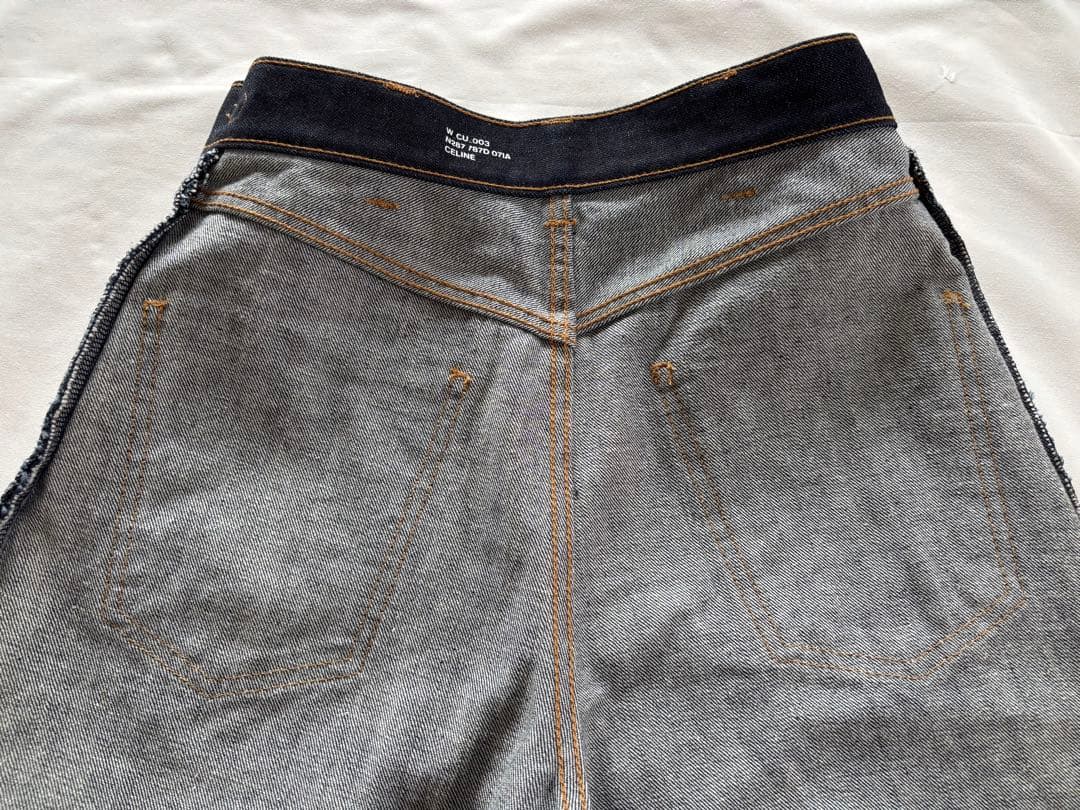 CELINE セリーヌ　エディ期　デニムキュロット