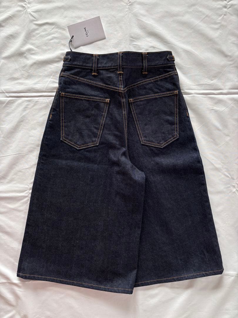 CELINE セリーヌ　エディ期　デニムキュロット