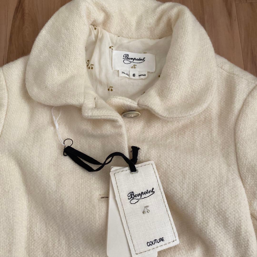【Bonpoint】コート 6歳　ホワイトコート