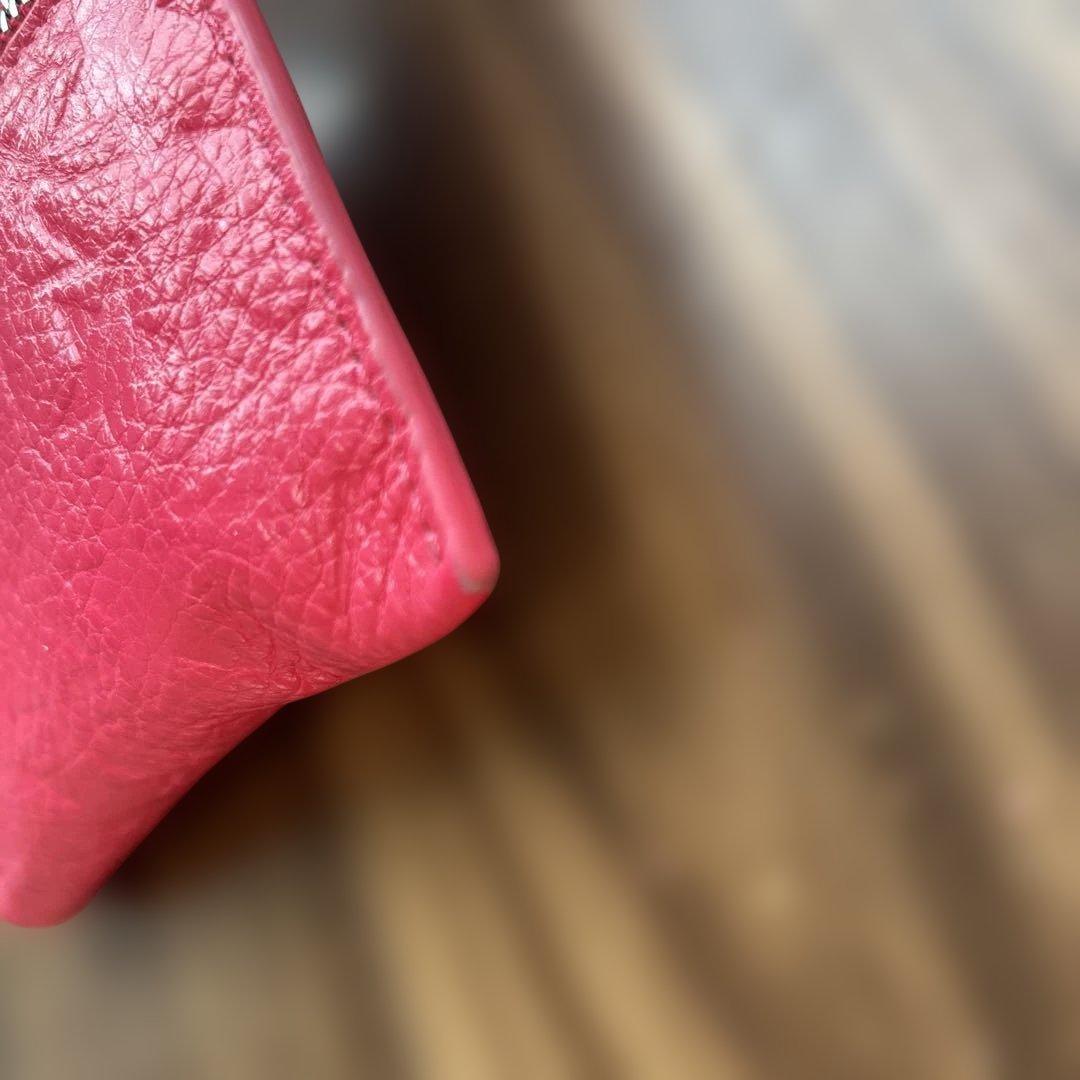 お値下げ！サロンドアルファード　ピンクＬ字ミニ財布