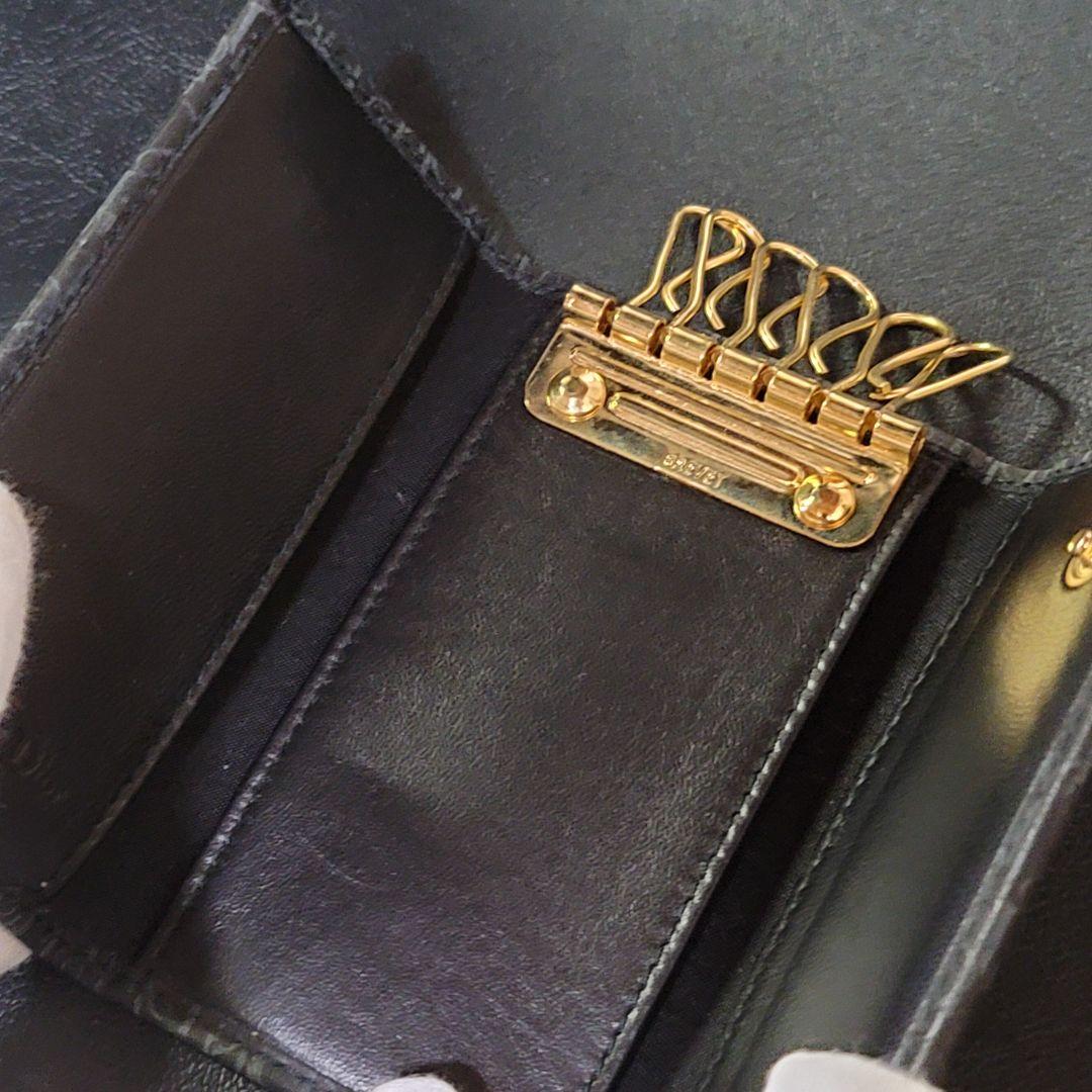 クリスチャンディオール キーケース モノグラム 焼けあり 保証書付き