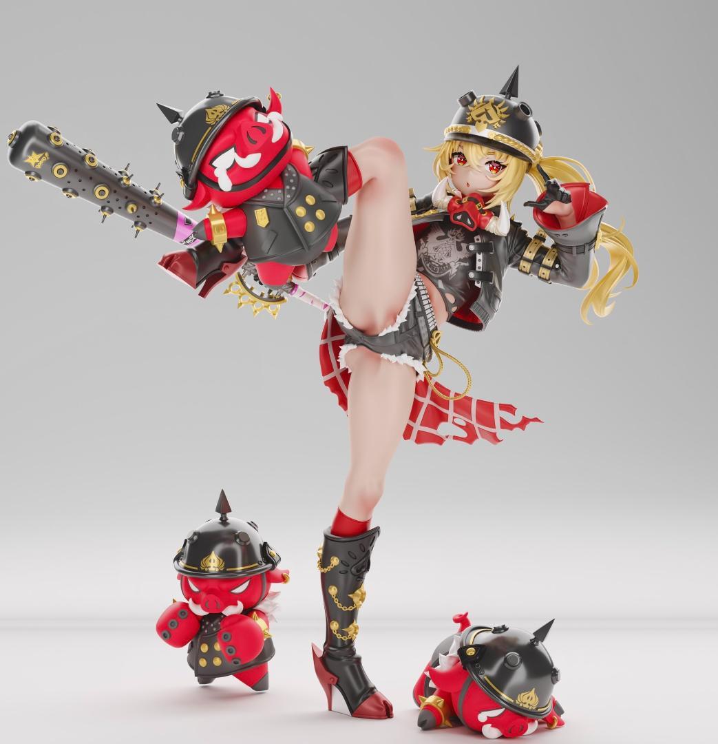 グリズリーパンダ　ゼンレスゾーンゼロ　ルーシー　ガレージキット