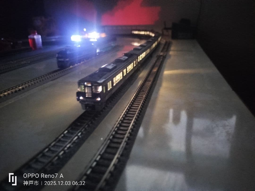 Nゲージ カトー全車室内灯白色LED新快速225系6両編成 鉄道模型 セット