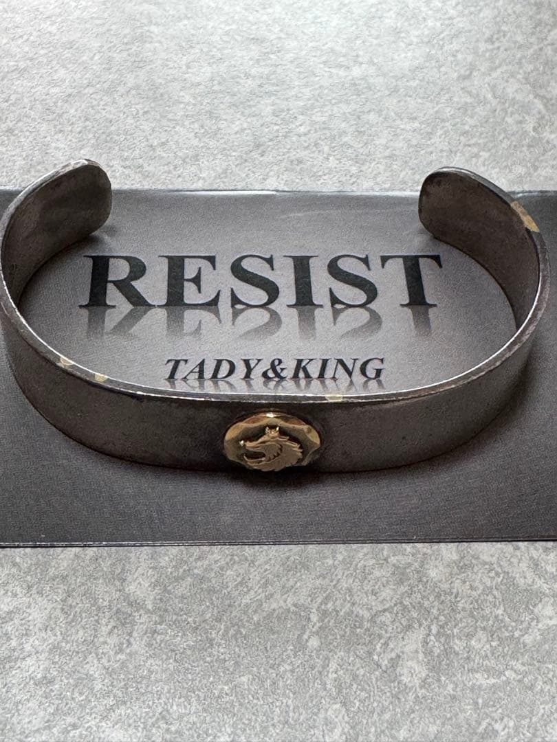 RESIST TADY&KING K18シルバー バングル