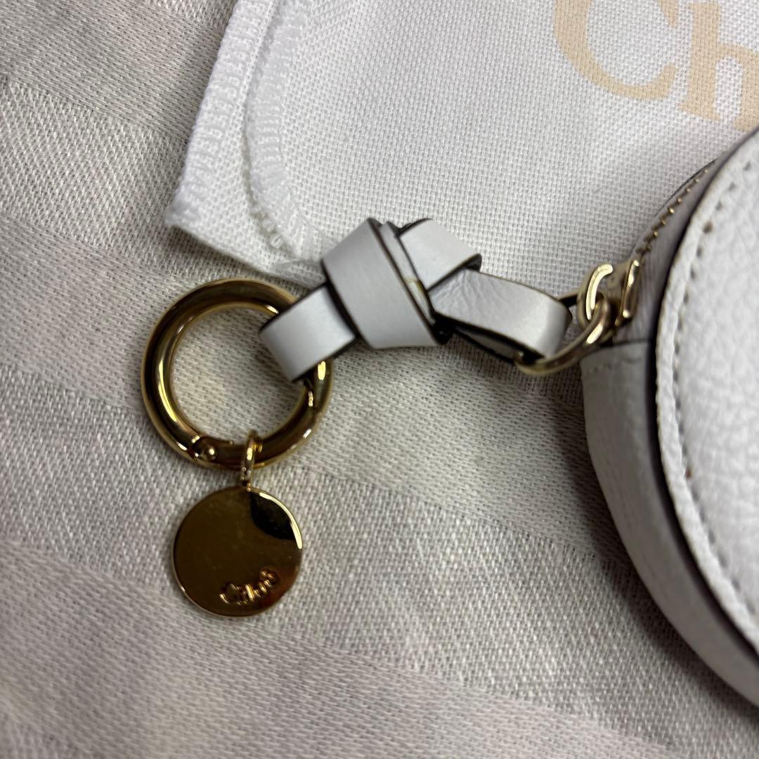 綺麗♡Chloe クロエアルファベットラウンドファスナーミニポーチ ケース