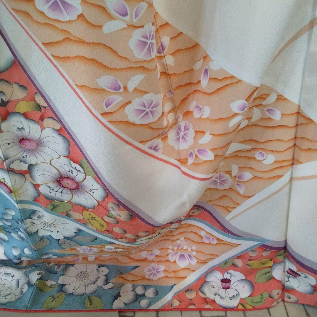 【新春】振袖フルセット、上質正絹振袖成人式、重ね衿、帯揚げ帯締め、西陣袋帯、襦袢