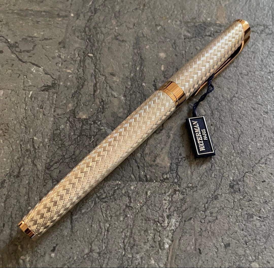 ウォーターマン レタロン ソリッドシルバー ローラーボール