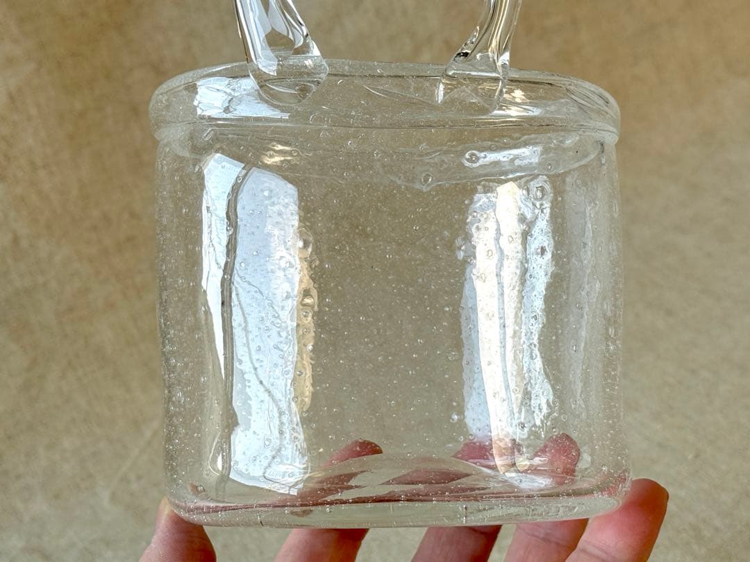 nuutajarvi vintage Sargasso 持ち手のついたベース