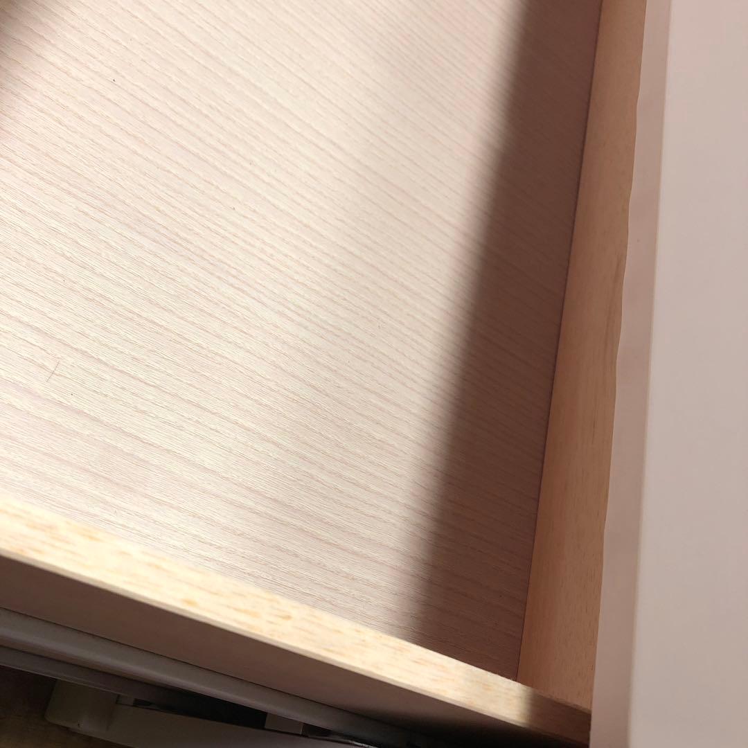 木製ナチュラルカラー中型引き出し