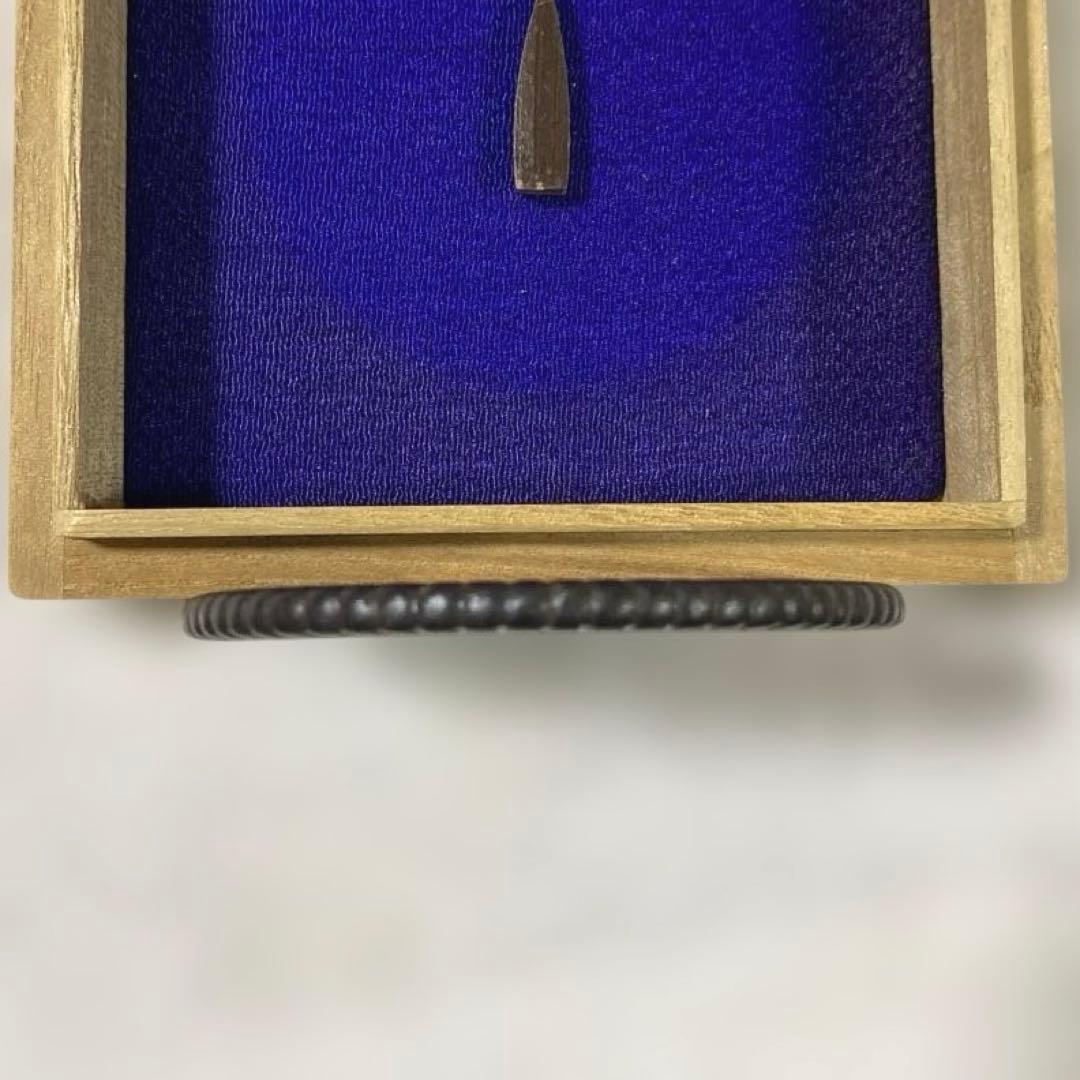 B-30 鍔　蛇の目鍔　金象嵌　武具　刀装具　日本刀　鉄製　装飾品　工芸品　骨董