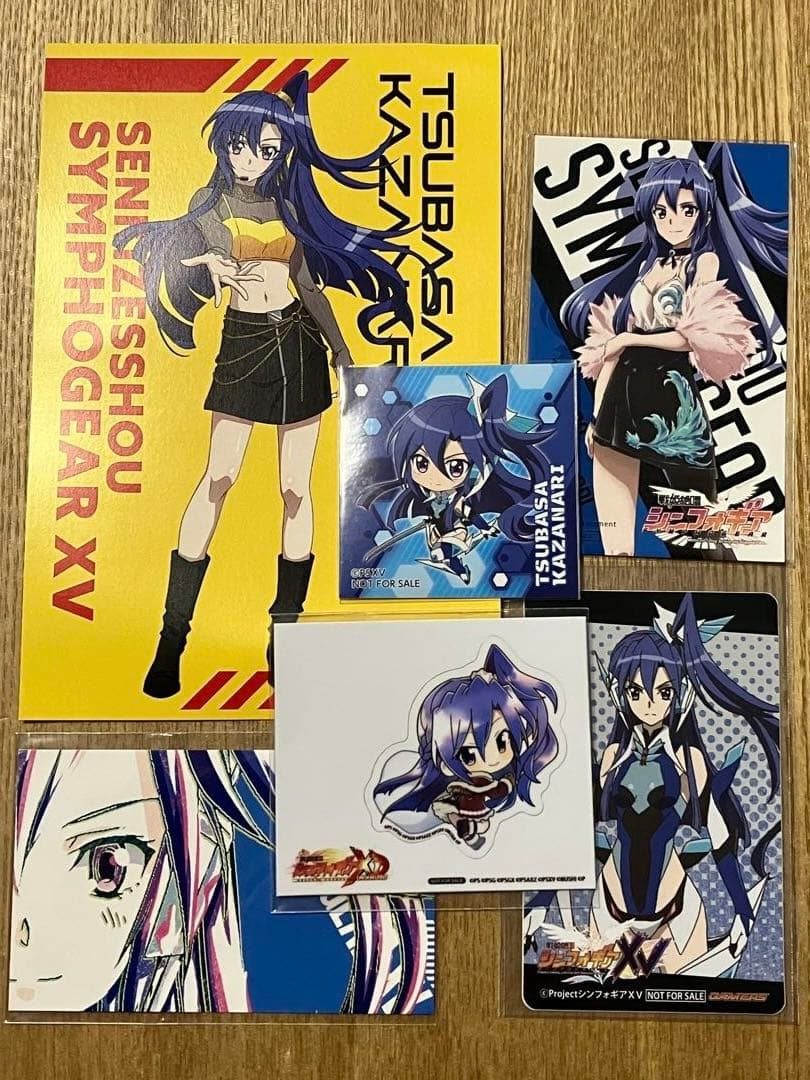 127 シンフォギア タワレコ 風鳴翼　ポストカード　ステッカー