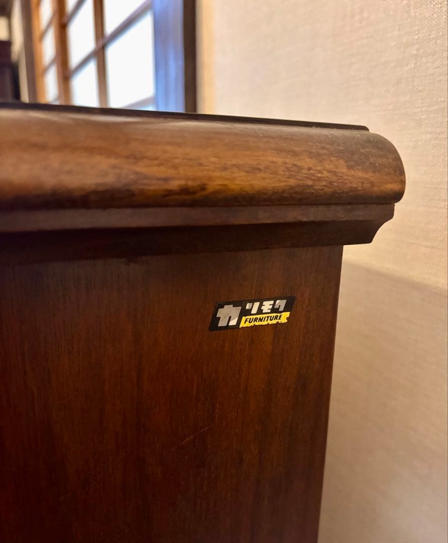 【カリモク】コロニアル　サイドボード　リビングボード　キャビネット