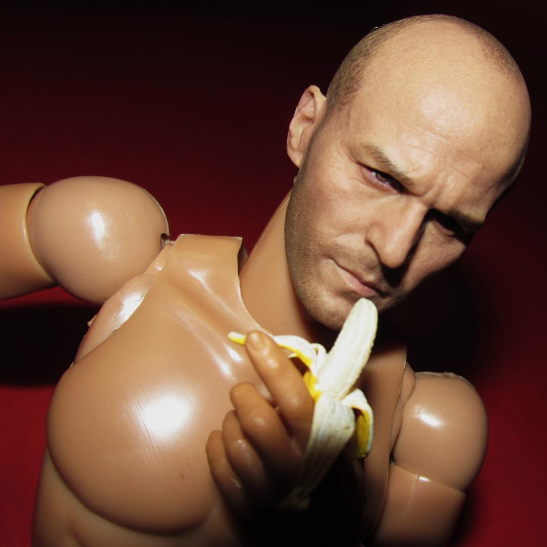 ✳️ステ〇サム似✳️ 1/6 フィギュア バナナを食べる男性素体 中古品
