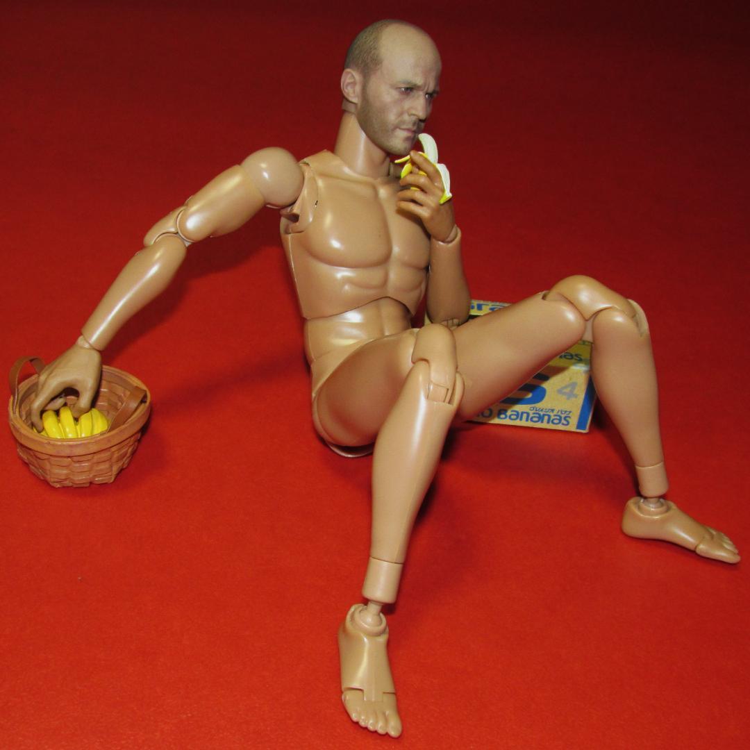 ✳️ステ〇サム似✳️ 1/6 フィギュア バナナを食べる男性素体 中古品