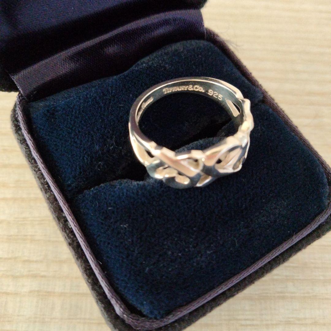 Tiffany ティファニーリング トリプルラビングハート