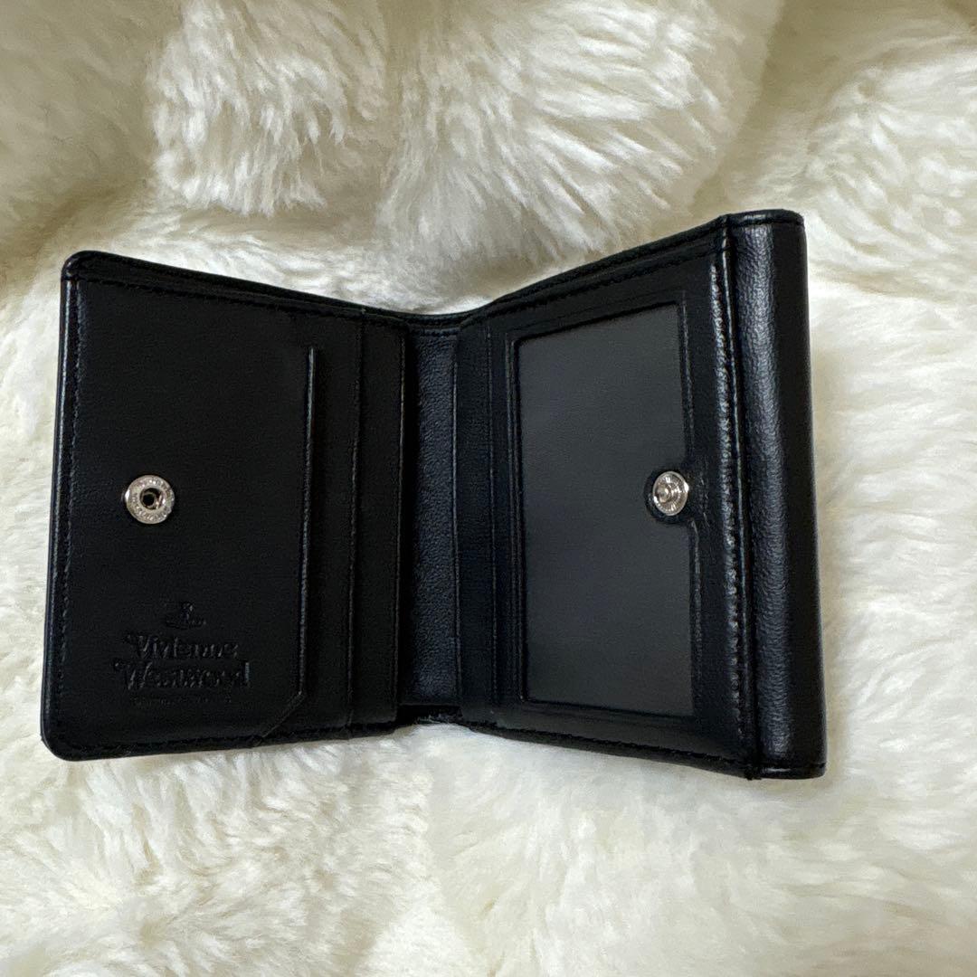 Vivienne Westwood ブラック 二つ折り財布