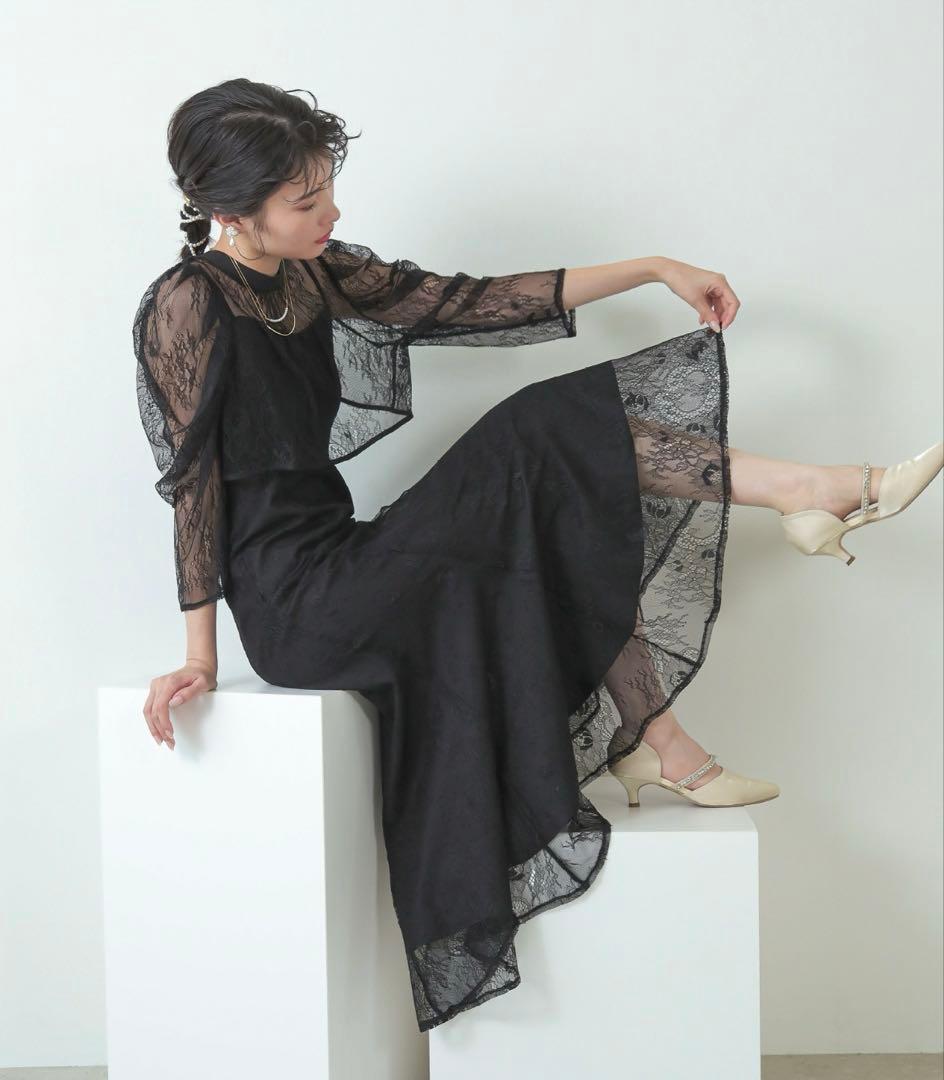 Kana 3wayレースボレロキャミワンピースセット　オケージョン　結婚式