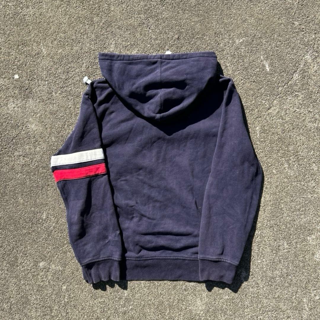90s Polo Ralph lauren ジップパーカー　ビッグポニー　茄子紺