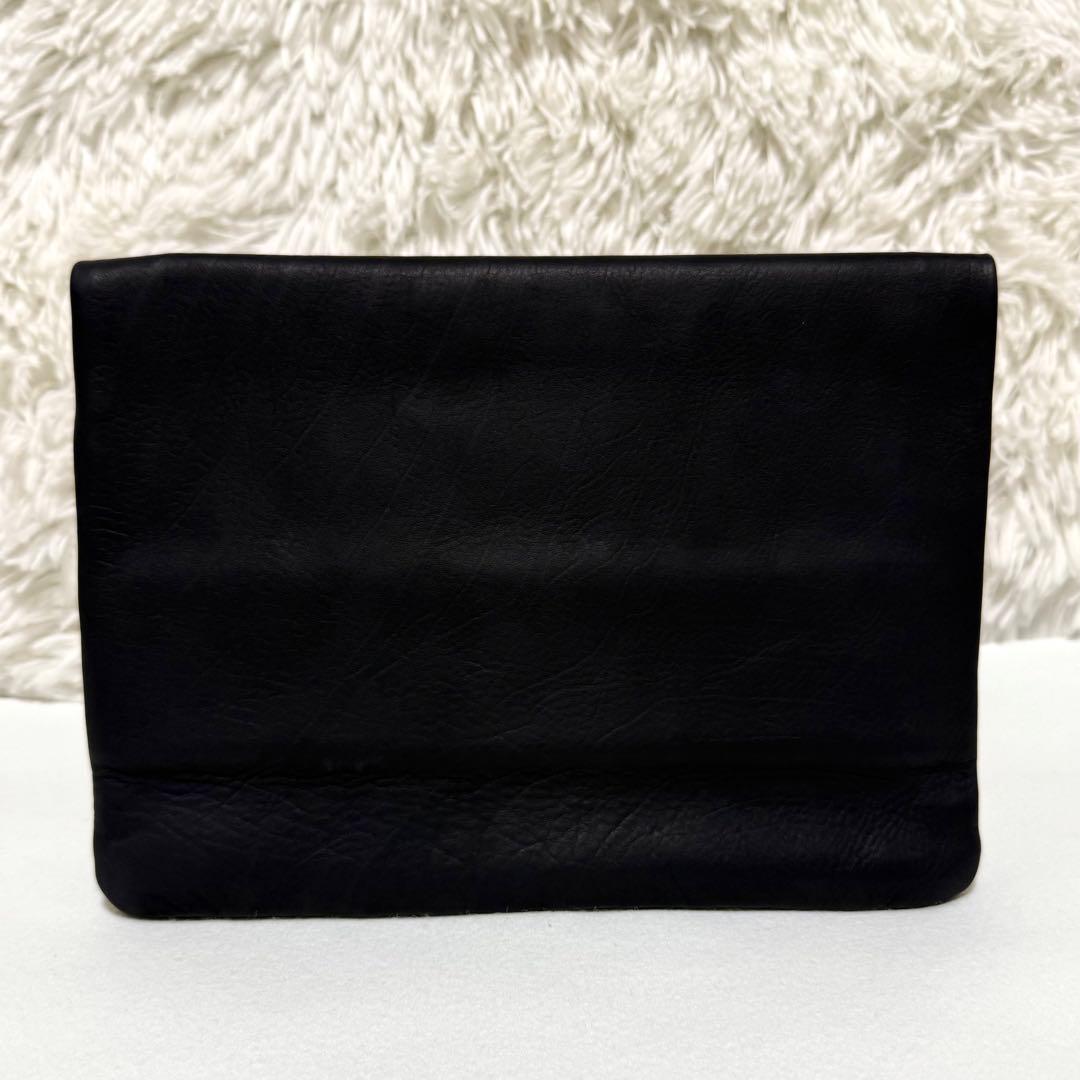 美品 タサキ バランス パール クラッチバッグ カーフレザー 5連 真珠 ポーチ